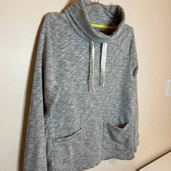 BODEN Cowl Neck Pull Over Double Pocket Popover Drawstring Sweater Size 8 / M - Picture 2 of 8